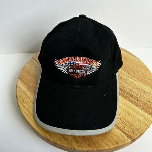 Harley Davidson Motorcycles Black Hat - Picture 1 of 6